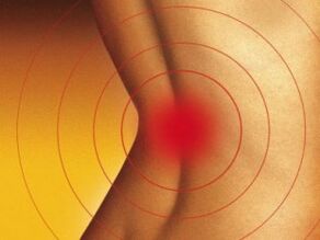 Pain in the lower back with osteoarthritis
