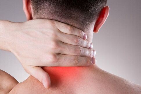 Joint pain in the neck